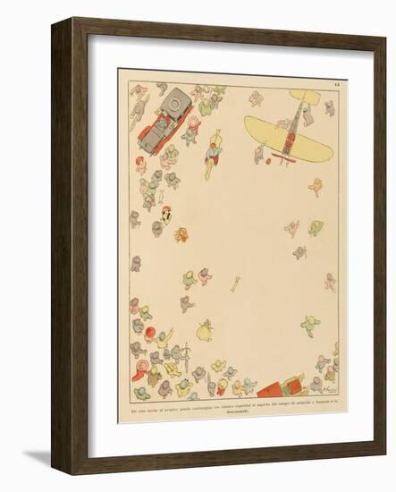 So Long as the Flying Machine Remains-Joaquin Xaudaro-Framed Art Print