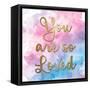 So Loved 1-Kimberly Allen-Framed Stretched Canvas