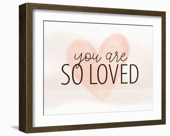 So Loved-Kimberly Allen-Framed Art Print