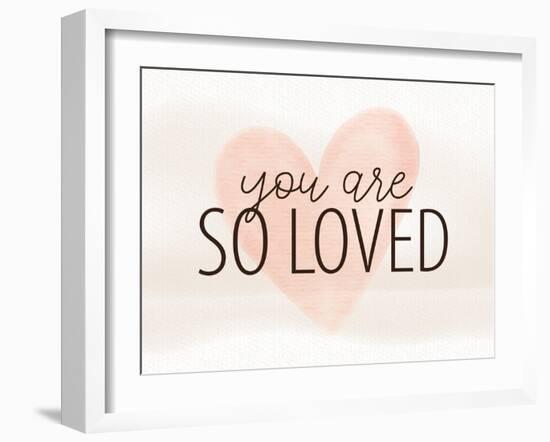 So Loved-Kimberly Allen-Framed Art Print