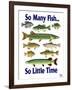 So Many Fish So Little Time-Mark Frost-Framed Giclee Print