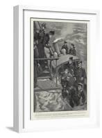 So Near and Yet So Far, Prince Edward of Cornwall and York's Welcome to His Father-William T. Maud-Framed Giclee Print
