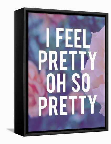 So Pretty-Leah Flores-Framed Stretched Canvas