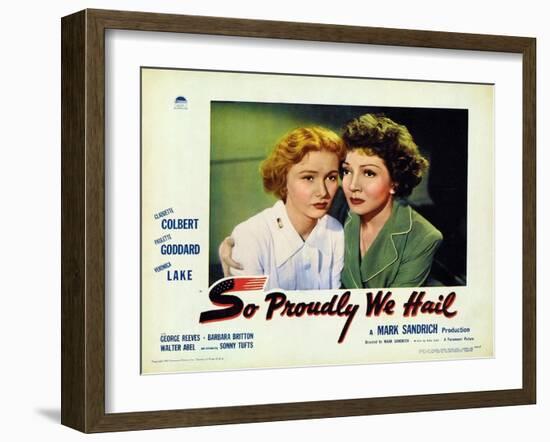 So Proudly We Hail, 1943-null-Framed Art Print