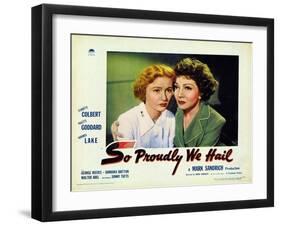 So Proudly We Hail, 1943-null-Framed Art Print