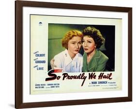 So Proudly We Hail, 1943-null-Framed Art Print