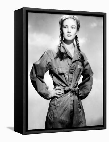 So Proudly We Hail, Veronica Lake, 1943-null-Framed Stretched Canvas