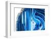 So Pure Collection - Beautiful Blue Agate-Philippe Hugonnard-Framed Premium Photographic Print