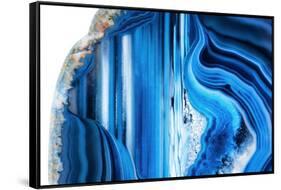 So Pure Collection - Beautiful Blue Agate-Philippe Hugonnard-Framed Stretched Canvas