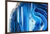 So Pure Collection - Beautiful Blue Agate-Philippe Hugonnard-Framed Photographic Print