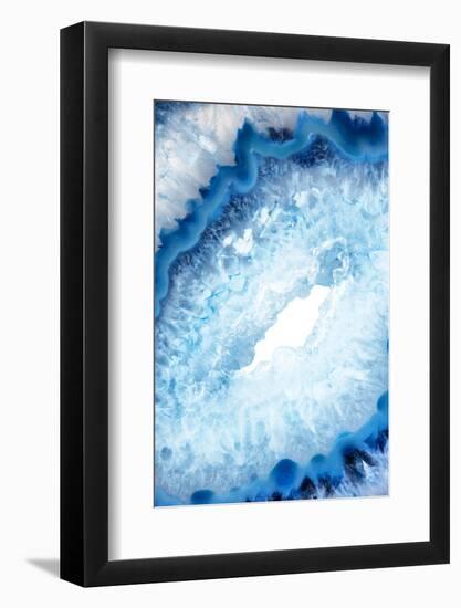 So Pure Collection - Blue Agate Heart-Philippe Hugonnard-Framed Photographic Print