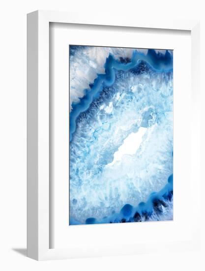 So Pure Collection - Blue Agate Heart-Philippe Hugonnard-Framed Photographic Print