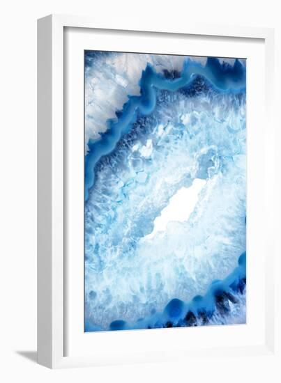 So Pure Collection - Blue Agate Heart-Philippe Hugonnard-Framed Photographic Print