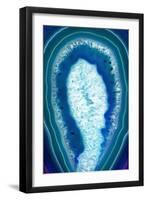 So Pure Collection - Blue Agate Slice-Philippe Hugonnard-Framed Premium Photographic Print