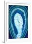 So Pure Collection - Blue Agate Slice-Philippe Hugonnard-Framed Photographic Print