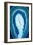 So Pure Collection - Blue Agate Slice-Philippe Hugonnard-Framed Photographic Print