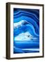 So Pure Collection - Close-up of Blue Agate-Philippe Hugonnard-Framed Photographic Print