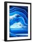 So Pure Collection - Close-up of Blue Agate-Philippe Hugonnard-Framed Photographic Print