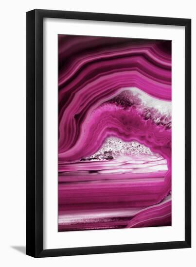 So Pure Collection - Close-up of Pink Agate-Philippe Hugonnard-Framed Premium Photographic Print