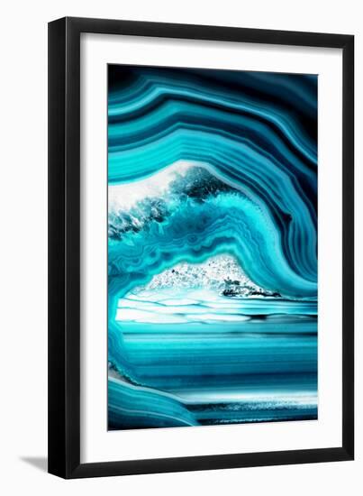 So Pure Collection - Close-up of Turquoise Agate-Philippe Hugonnard-Framed Premium Photographic Print