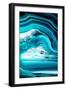 So Pure Collection - Close-up of Turquoise Agate-Philippe Hugonnard-Framed Premium Photographic Print