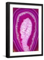 So Pure Collection - Pink Agate Slice-Philippe Hugonnard-Framed Premium Photographic Print