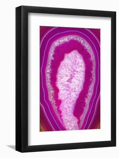 So Pure Collection - Pink Agate Slice-Philippe Hugonnard-Framed Photographic Print