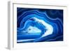 So Pure Collection - Slice of Blue Agate-Philippe Hugonnard-Framed Photographic Print