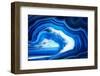 So Pure Collection - Slice of Blue Agate-Philippe Hugonnard-Framed Photographic Print