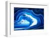 So Pure Collection - Slice of Blue Agate-Philippe Hugonnard-Framed Photographic Print