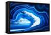 So Pure Collection - Slice of Blue Agate-Philippe Hugonnard-Framed Stretched Canvas