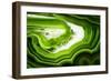 So Pure Collection - Slice of Green Agate-Philippe Hugonnard-Framed Photographic Print