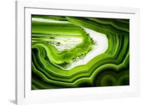 So Pure Collection - Slice of Green Agate-Philippe Hugonnard-Framed Photographic Print