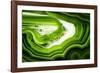 So Pure Collection - Slice of Green Agate-Philippe Hugonnard-Framed Photographic Print