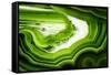 So Pure Collection - Slice of Green Agate-Philippe Hugonnard-Framed Stretched Canvas