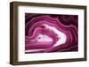 So Pure Collection - Slice of Pink Agate-Philippe Hugonnard-Framed Photographic Print