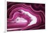 So Pure Collection - Slice of Pink Agate-Philippe Hugonnard-Framed Photographic Print