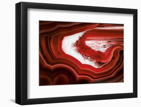 So Pure Collection - Slice of Red Agate-Philippe Hugonnard-Framed Photographic Print