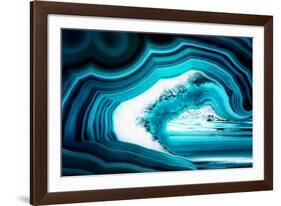 So Pure Collection - Slice of Turquoise Agate-Philippe Hugonnard-Framed Photographic Print