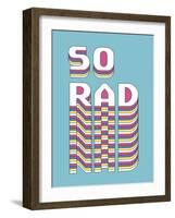 So Rad-Archie Stone-Framed Art Print