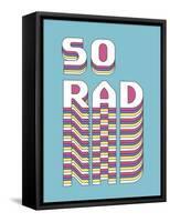 So Rad-Archie Stone-Framed Stretched Canvas