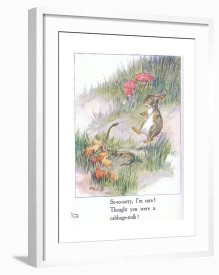 So-So-Sorry, I'M Sure! Thought You Were a Cabbage Stalk-Anne Anderson-Framed Giclee Print