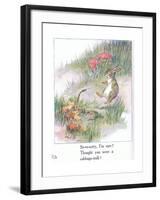 So-So-Sorry, I'M Sure! Thought You Were a Cabbage Stalk-Anne Anderson-Framed Giclee Print