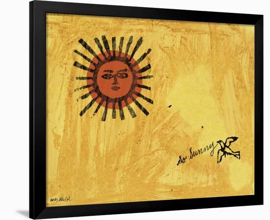 So Sunny, c. 1958-Andy Warhol-Framed Art Print