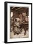 So that He Was Fain to Draw off His Forces and Take to the outside of the House-The Only Side Whic-Arthur Rackham-Framed Giclee Print