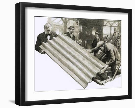 So That's Why, We Have Corrugated Iron-John Millar Watt-Framed Giclee Print