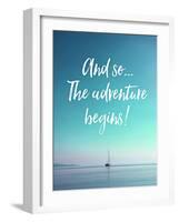 So The Adventure Begins -Dominique Vari-Framed Art Print