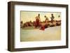 So The Treasure Was Divided-Howard Pyle-Framed Premium Giclee Print