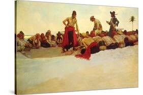 So The Treasure Was Divided-Howard Pyle-Stretched Canvas