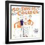 SO THIS IS COLLEGE, window card, 1929.-null-Framed Art Print